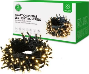 WOOX WOOX R95151 Zestaw smart lampek choinkowych LED 200szt/20m WiFi BT IP44 | 715072 - Systemy inteligentnych domów - miniaturka - grafika 1