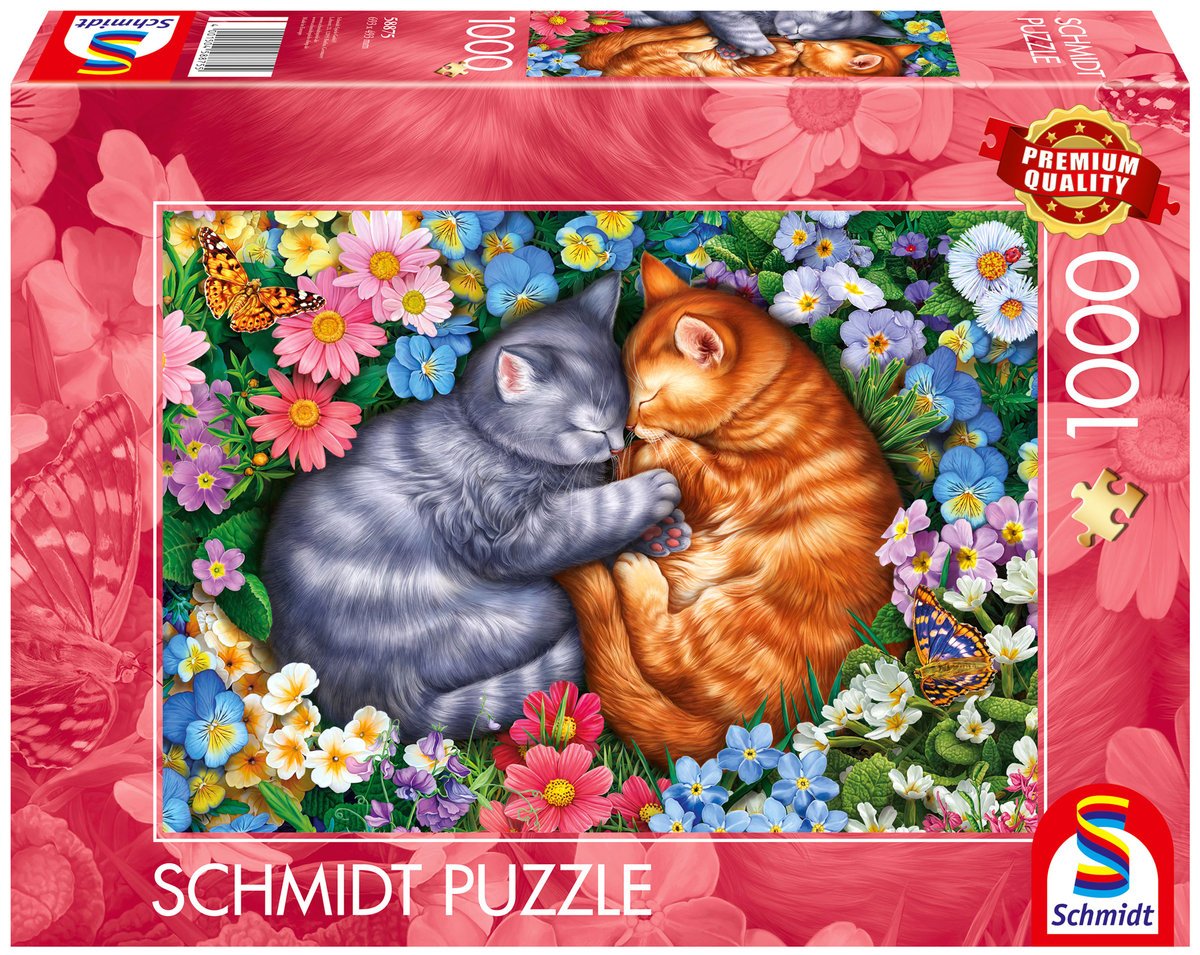 Schmidt, Puzzle PQ Aksamitne łapki, 1000 el.