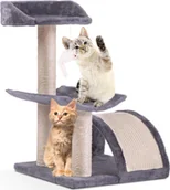 Drapaki dla kotów - Pethaus Drapak dla kota 58 cm DR-264 Pethaus z myszką j. szary - miniaturka - grafika 1