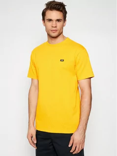 Koszulki męskie - Vans T-Shirt Mn Off The Wall Clasic VN0A49R7 Żółty Classic Fit - grafika 1