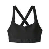 Bielizna sportowa damska - Damski biustonosz sportowy Patagonia Switchback Sports Bra black - S - miniaturka - grafika 1