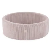 Suche baseny - MISIOO Suchy basen 90x30 cm okrągły jasny róż sztruks premium - miniaturka - grafika 1