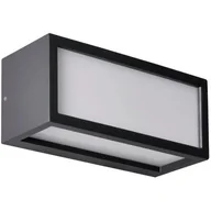 Lampy ogrodowe - Sanico Mito 320018 kinkiet zewnętrzny oprawa elewacyjna 1x12W E27 IP54 czarny - miniaturka - grafika 1