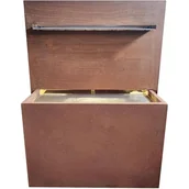 Fontanny ogrodowe - Fontanna wodospadowa KÖHKO® z oświetleniem LED Wysokość 92 cm Fontanna wodna ze stali corten / stali nierdzewnej 31007 - miniaturka - grafika 1