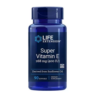 Life Extension, Witamina E 268 mg - 90 Kaps. - Witaminy i minerały - miniaturka - grafika 1