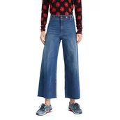 Spodnie damskie - Spodnie damskie Desigual Claudia jeansy szerokie -XL - miniaturka - grafika 1