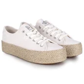 Trampki damskie - Trampki damskie Lee Cooper LCW-25-02-3284L WHITE R.36 - miniaturka - grafika 1
