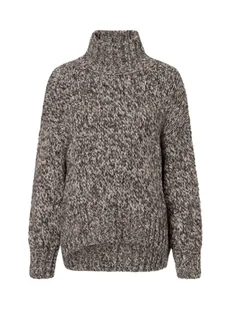 Marc O'Polo Sweter damski z dzianiny z zawartością alpaki Kobiety Bawełna brązowy wzorzysty, S - Swetry damskie - miniaturka - grafika 1