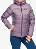 Kurtki narciarskie - Kurtka puchowa damska Jack Wolfskin Nebelhorn Down Hoody - wild blossom - miniaturka - grafika 1
