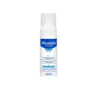 Kosmetyki kąpielowe dla dzieci - Mustela Szampon w piance dla niemowląt pomaga zapobiegać i wyeliminować ciemieniuchę 150 ml - miniaturka - grafika 1