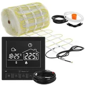 Akcesoria grzewcze - Mata grzewcza pod płytki MISSION AIR MA-160W/m2 20m2 + sterownik Taurus Black - miniaturka - grafika 1