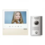 Wideodomofony - COMMAX Wideodomofon głośnomówiący 7" CDV-70H WHITE z kamerą natynkową DRC-40K - miniaturka - grafika 1