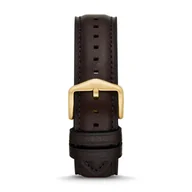 Akcesoria do zegarków - Ciemnobrązowy pasek Fossil 22 mm do zegarek / smartwatch Fossil Neutra FS5763  | OFICJALNY SKLEP | RATY 0% • Zapłać później PayPo • GRATIS WYSYŁKA ZWROT DO 365DNI - miniaturka - grafika 1