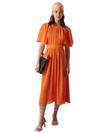 Sukienki - IPEKYOL Damska sukienka o niskim kroju, pomarańczowa, 34 (DE) - miniaturka - grafika 1
