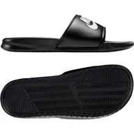 Klapki i japonki męskie - Klapki Nike Benassi Jdi 343880 090 czarne - miniaturka - grafika 1