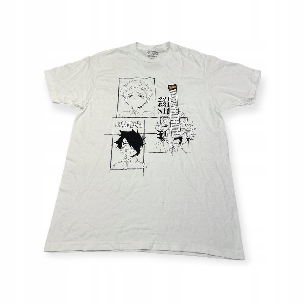 Koszulka T-shirt męski okrągły dekolt SPENCER'S THE PROMISED NEVERLAND M