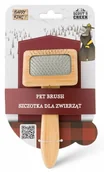 Pozostałe akcesoria dla psów - BARRY KING Szczotka dla zwierząt pudlówka z bambusową rączką 6,8 x 15,5 cm - miniaturka - grafika 1