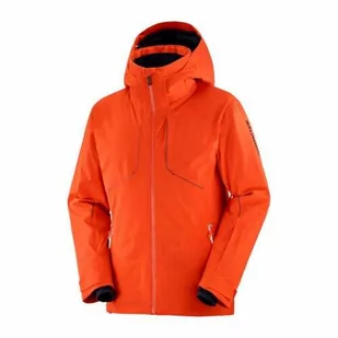 Kurtka Salomon Brilliant Fiery Red - Kurtki i kamizelki sportowe damskie - miniaturka - grafika 1