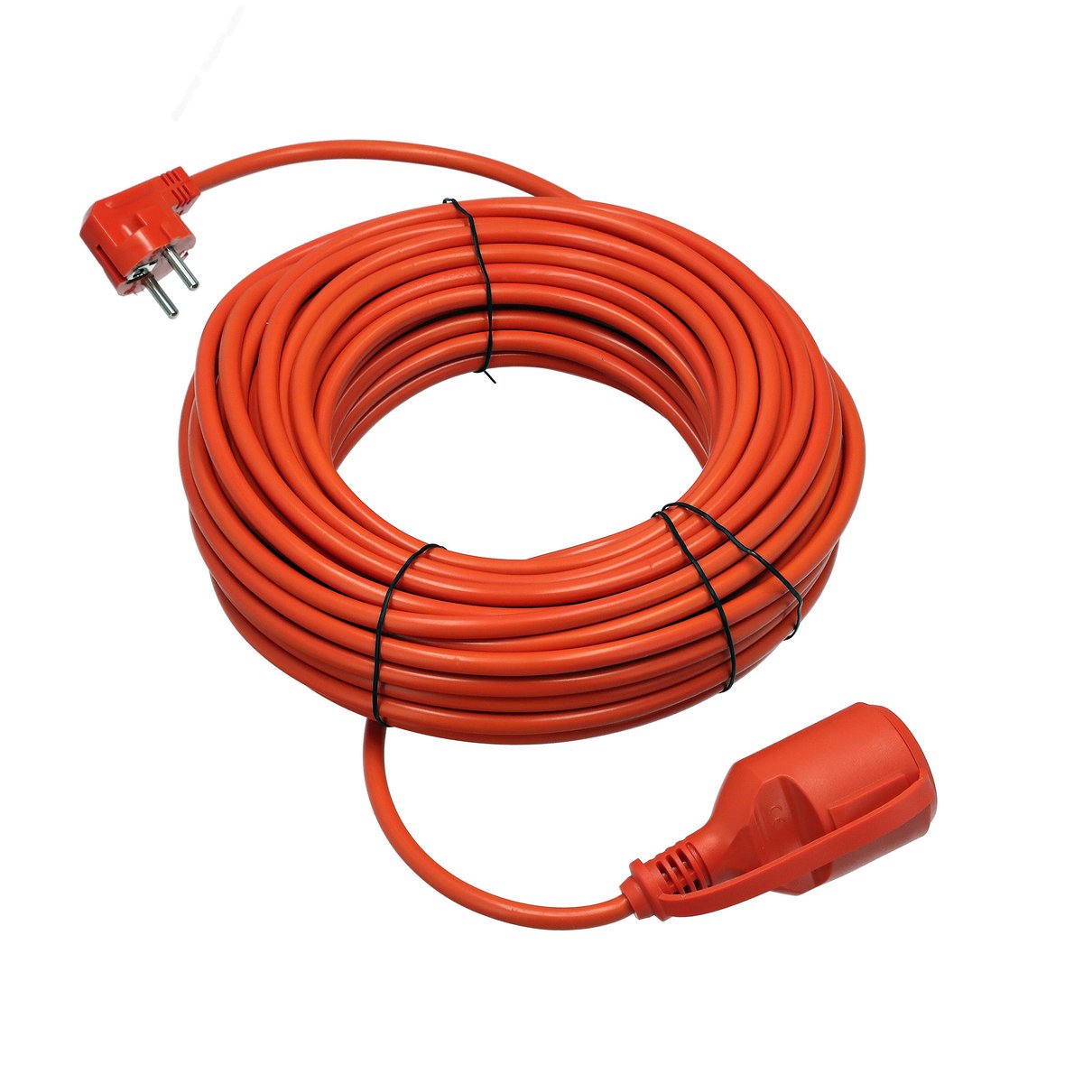 Przedłużacz pomarańczowy Schuko 25 m (3x1,5 mm) IP44 800.825.100 HOROZ