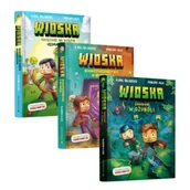 Książki edukacyjne - Pakiet Minecraft. Wioska. Tomy 1-3: Uwięzieni na Wyspie Szmaragdów, Niebezpieczeństwo w Netherze, Zagubieni w dżungli - miniaturka - grafika 1