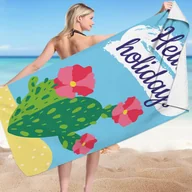 Ręczniki - Carla Ręcznik plażowy Cyeq niebieski 150 cm x 70 cm - miniaturka - grafika 1