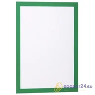 Systemy ekspozycyjne i znaki informacyjne - RAMKA DURABLE DURAFRAME A4 (2 SZT), ZIELONY - miniaturka - grafika 1