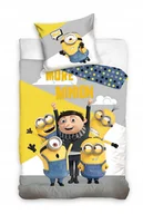 Pościel dla dzieci - Pościel dziecięca Minionki Banana Team, żółta, bawełna gładka, 140x200cm - miniaturka - grafika 1