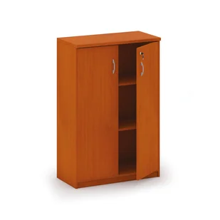 B2B Partner Szafa biurowa Mirelli A+, 800 x 400 x 1200 mm, czereśnia CF F07414, CD074 - Szafy biurowe - miniaturka - grafika 1