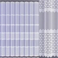 Firany - Firanka żakardowa metrażowa wys. 250 cm Kireta 624833 biała - miniaturka - grafika 1