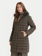 Płaszcze damskie - Geox Płaszcz zimowy Bettanie W5626H T3122 F3236 Zielony Regular Fit - miniaturka - grafika 1