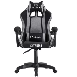 Fotel Gamingowy z tkaniny EXTREME FALCON Gray dla gracza - Fotele gamingowe - miniaturka - grafika 1