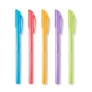 Penmate Długopis Flexi Trio Pastel niebieski 50szt) - Przybory szkolne - miniaturka - grafika 2