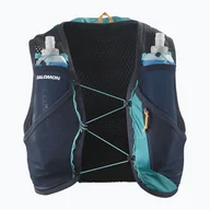 Plecaki - Kamizelka do biegania Salomon Active Skin 8 set tahitian tide/carbon - miniaturka - grafika 1
