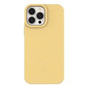 Etui i futerały do telefonów - Hurtel Eco Case etui do iPhone 13 silikonowy pokrowiec obudowa do telefonu żółty - miniaturka - grafika 1