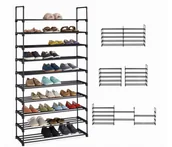 Szafki na buty - Szafka na buty Relaxdays 93 x 175,5 x 30,5 cm czarny - miniaturka - grafika 1