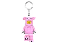Breloczki dla dzieci - LEGO KE212 Brelok z latarką Świnka - miniaturka - grafika 1