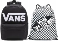 Plecaki worki - VANS ZESTAW 2W1 PLECAK + WOREK SZKOLNY VANS OLD SKOOL DUŻY CZARNY SZKOŁA - miniaturka - grafika 1