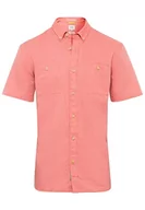 Koszule męskie - camel active Męska koszula 409219/1S49, koralowa czerwień, 3XL, Coral Red, 3XL - miniaturka - grafika 1