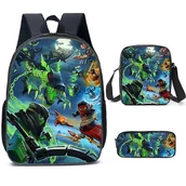 Plecaki - Phantom Ninja Plecak Ninjago Student School Bag Cartoon Anime Plecak Satchel Bag Piórnik Stylu 6 - miniaturka - grafika 1