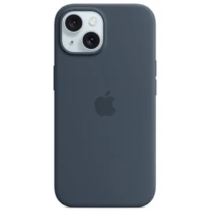 Apple Silikonowe etui z MagSafe do iPhone 15 Sztormowy błękit MT0N3ZM/A - Etui i futerały do telefonów - miniaturka - grafika 1
