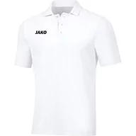 Koszulki męskie - JAKO Jako Base Polos męska koszulka polo biała, S 6365 - miniaturka - grafika 1