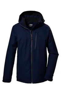 killtec Męska kurtka funkcyjna/kurtka outdoorowa z odpinanym kapturem KOW 7 MN JCKT, granatowa, 4XL, 41845-000 - Kurtki męskie - miniaturka - grafika 1