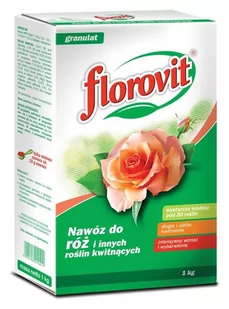Florovit Nawóz granulowany do róż i innych roślin kwitnących karton 1 kg - Nawozy ogrodnicze - miniaturka - grafika 1