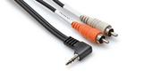 Kable - HOSA CMR-206R Kabel breakout TRS R 3.5 - 2 x RCA, 1.8m - miniaturka - grafika 1