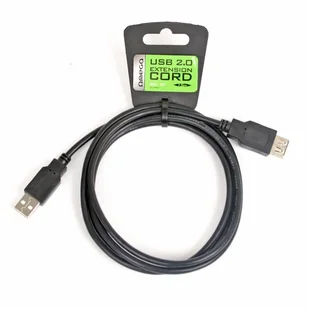 Kabel USB Omega USB-A - USB-A 1.5 m Czarny (56628) - Kable USB - miniaturka - grafika 1