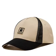 Czapki męskie - Czapka z daszkiem Tommy Hilfiger Monogram Sport Mesh Cap AM0AM12031 White Clay AES - miniaturka - grafika 1