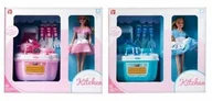 Lalki dla dziewczynek - Kuchnia + lalka Kitchen 37x33x13cm 377-1 MC cena za 1szt - EURO-TRADE - miniaturka - grafika 1