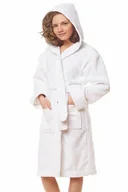 Szlafroki dla dzieci - Szlafrok dziecięcy frotte Sailor biały 122 - miniaturka - grafika 1
