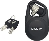 Zabezpieczenia do laptopów - Dicota Linka zabezpieczająca Zabezpieczenie Security T-Lock Retractable Single 3 x 7 mm slot (D31235) - miniaturka - grafika 1