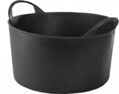 Wiadra i kastry budowlane - Pojemnik Wiadro Kosz Elastyczny Flexi 14L Czarny - miniaturka - grafika 1